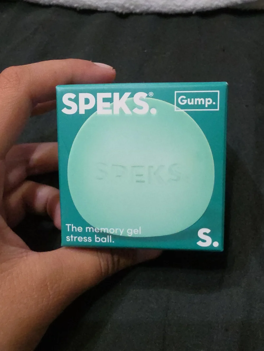 SPEKS Gump Memory Gel Stress Ball - Teal
